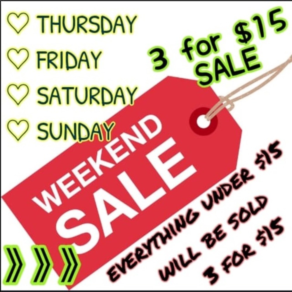 All prices are negotiable!🇺🇸🫶🏻🌹🌻50% off all items in my closet today only